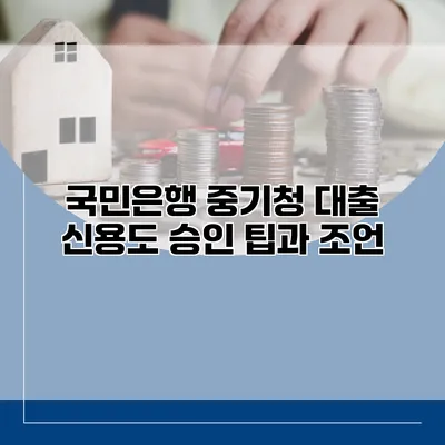 국민은행 중기청 대출 신용도 승인 팁과 조언