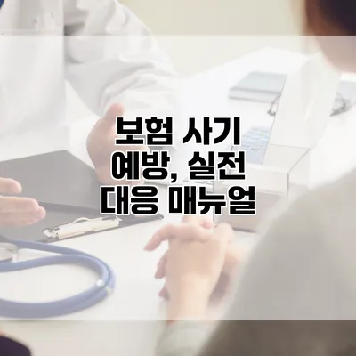 보험 사기 예방, 실전 대응 매뉴얼