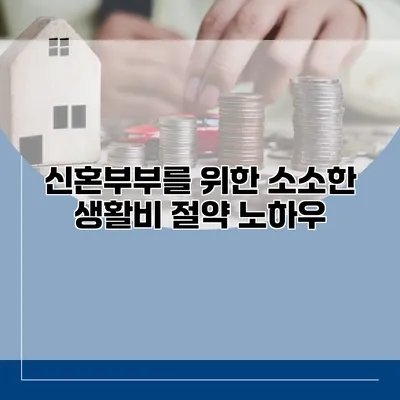 신혼부부를 위한 소소한 생활비 절약 노하우