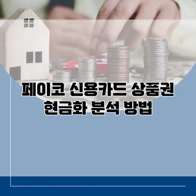 페이코 신용카드 상품권 현금화 분석 방법
