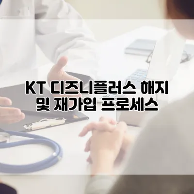 KT 디즈니플러스 해지 및 재가입 프로세스