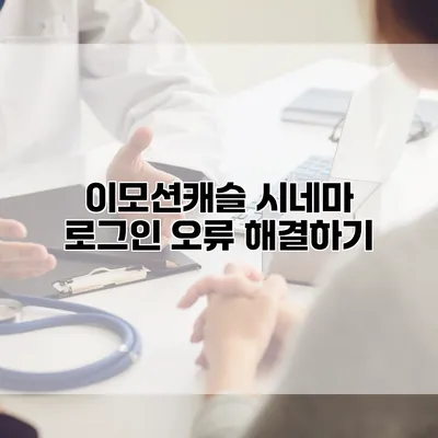 이모션캐슬 시네마 로그인 오류 해결하기